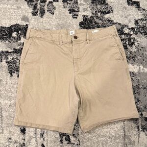 GAP Men's Tan Flat Front Shorts